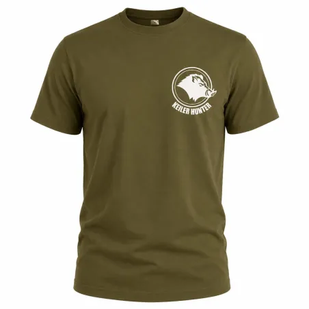 T-Shirt Keiler Hunter kaki coton 190g/m² manches courtes