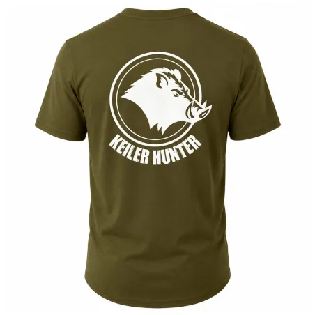 T-Shirt Keiler Hunter kaki coton 190g/m² manches courtes