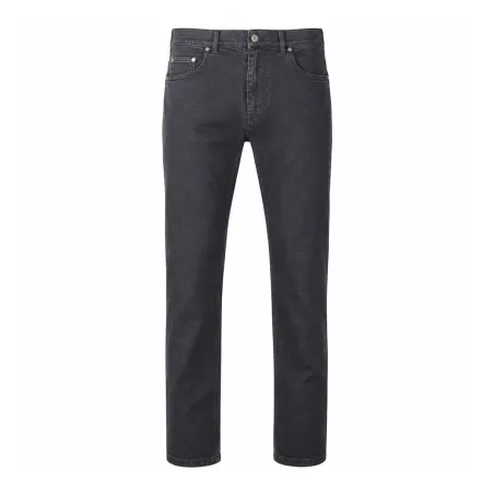 Jean droit noir extensible - 40 à 54 - robuste et confort