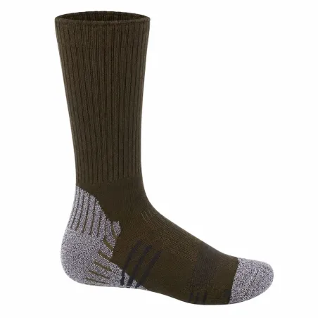 Chaussettes techniques kaki/gris pour élevage et outdoor