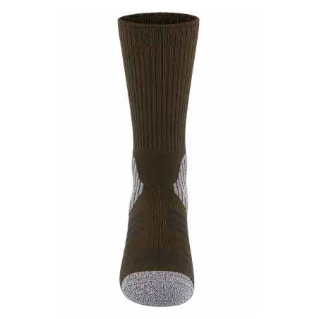 Chaussettes techniques kaki/gris pour élevage et outdoor