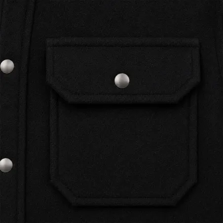 Chemise polaire homme Jeff Brandit® noire - Confort hiver