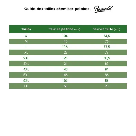 Chemise polaire homme Jeff Brandit® noire - Confort hiver