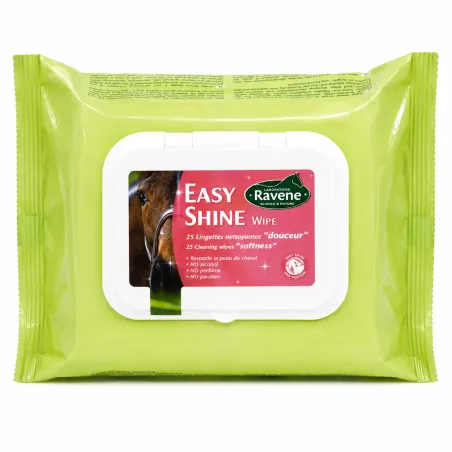 Lingettes nettoyantes Easy Shine Whipe pour chevaux
