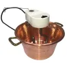 Chaudron électrique cuivre NOVITAL 4,7L - 4W - Ø26cm - Gaz