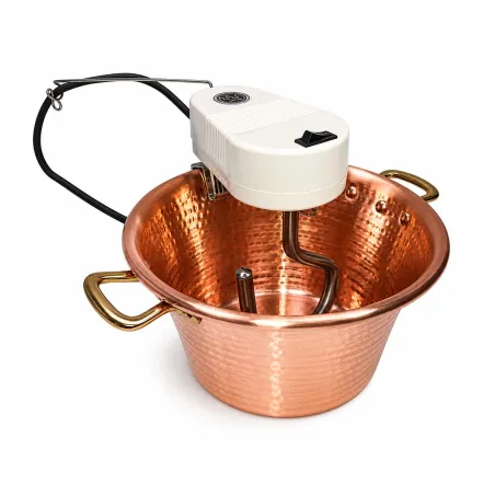 Chaudron électrique cuivre NOVITAL 4,7L - 4W - Ø26cm - Gaz