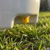 Abreuvoir 12L à 3 pipettes jaunes pour volailles - Olba
