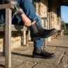 Bottines Chelsea Brighton cuir noir - 40 à 47
