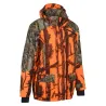 Veste Grand Nord Percussion imperméable orange | Ducatillon