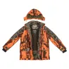 Veste Grand Nord Percussion imperméable orange | Ducatillon