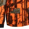 Veste Grand Nord Percussion imperméable orange | Ducatillon