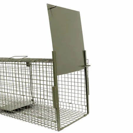 Piège pliable 2 entrées pour fauves 160x60x50 cm