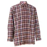 Chemise Dolty bordeaux - Carreaux élégants en flanelle