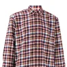 Chemise Dolty bordeaux - Carreaux élégants en flanelle