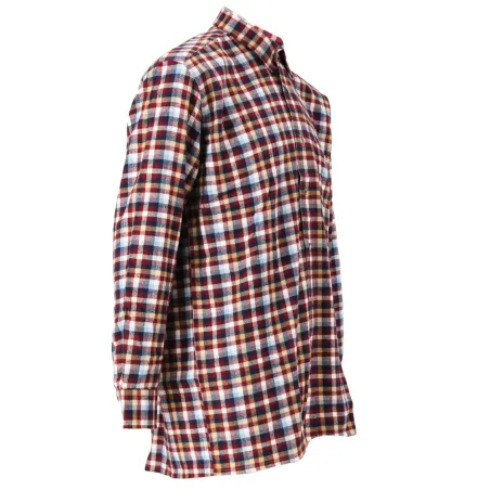 Chemise Dolty bordeaux - Carreaux élégants en flanelle