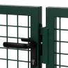 Portail grillagé 2 vantaux 3x1m - Maille 50mm vert