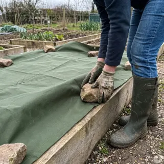 Couverture non tissée 30 gsm pour protection des plantes