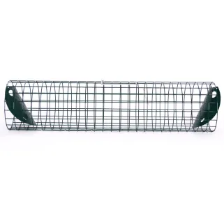 Piège métallique pour lapins et furets Ø15x60cm
