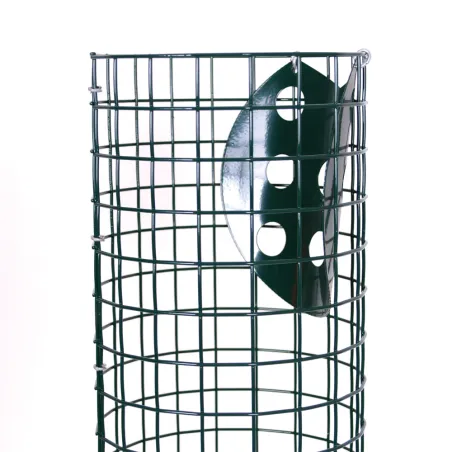 Piège tube métal pour lapins et furets - 15x60 cm