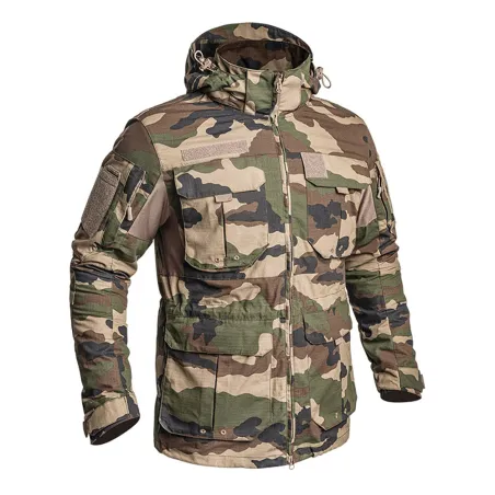 Veste Fighter camo longue - M à 3XL - Résistante outdoor