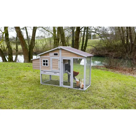 Poulailler premium renforcé métal - Grand luxe