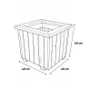 Jardinière carrée bois autoclave 40x40 cm - Extérieur