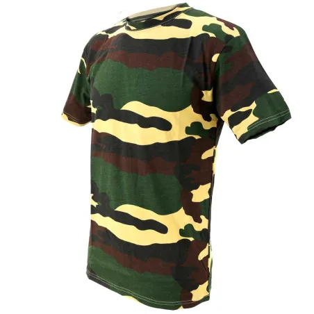 T-shirt camo respirant 100% coton M à 3XL - Léger