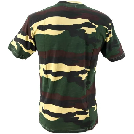 T-shirt camo respirant 100% coton M à 3XL - Léger