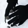 Gants étanches anti-transpi noir nylon/bambou taille 7-9