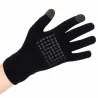 Gants étanches anti-transpi noir nylon/bambou taille 7-9