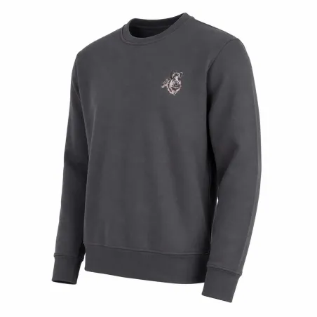 Sweat polaire brodé sanglier - Vert éleveur