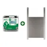 Portier automatique horloge + trappe pour oies 33x50cm