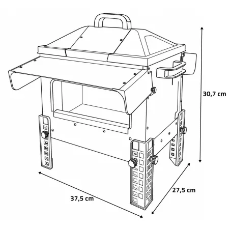 Mangeoire Robust® 12kg - Acier galvanisé pour volailles
