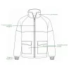 Veste Francital Prior Ventilation Dorsale 2 Poches Type A classe 1