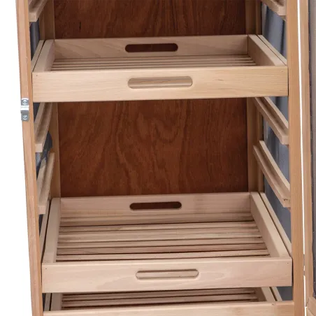 Garde-manger en bois 150 cm – Fruitier & légumier grande capacité | Ducatillon
