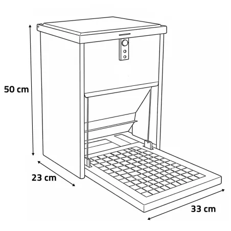 Kit abreuvoir 30L + mangeoire anti-nuisibles 12kg Feedomatic