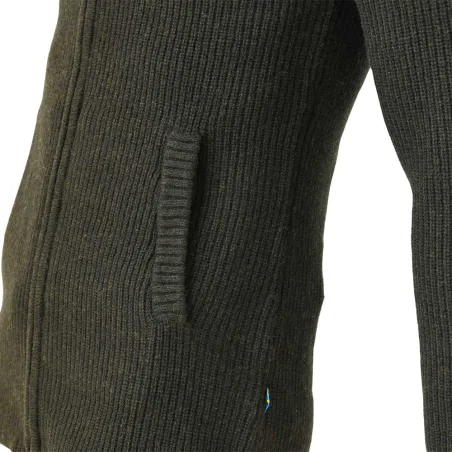 Gilet femme Shirley en laine vert loden - XS à 3XL