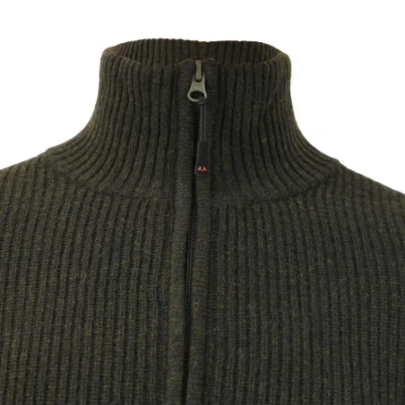 Gilet femme Shirley en laine vert loden - XS à 3XL