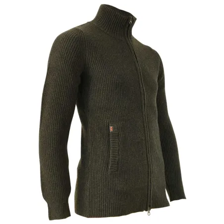 Gilet femme Shirley en laine vert loden - XS à 3XL