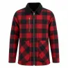 Chemise polaire homme rouge LMA® - Chaleur 390g/m²