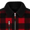 Chemise polaire homme rouge LMA® - Chaleur 390g/m²