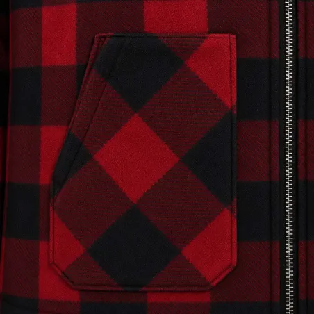 Chemise polaire homme rouge LMA® - Chaleur 390g/m²