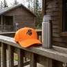 Casquette respirante brodé sanglier orange Treeland
