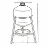 Kit abreuvoir 30L + mangeoire anti-nuisibles 5kg Feedomatic