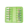 Lot de 12 aiguilles inox triple biseau pour volailles, ovins, bovins