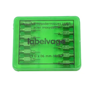 Lot de 12 aiguilles inox triple biseau pour volailles, ovins, bovins