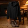 Pull Troyer Noir Brandit® - Col Camionneur Homme