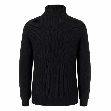 Pull Troyer Noir Brandit® - Col Camionneur Homme