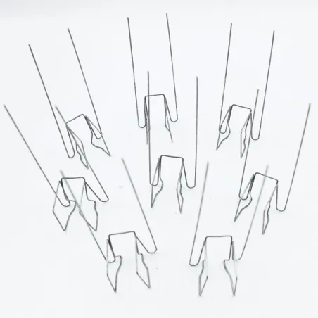 Lot de 12 pics anti-pigeons pour gouttières galvanisées