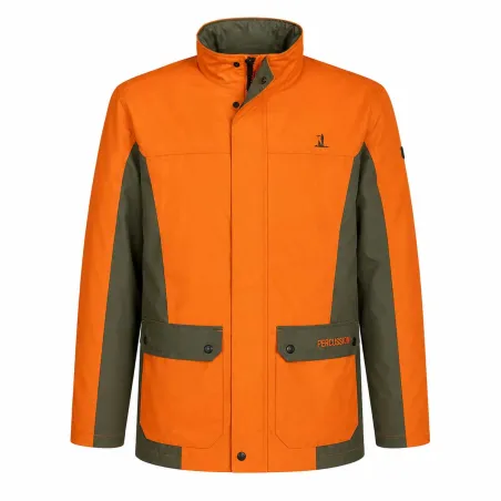 Veste imperméable orange polyester pour éleveurs S à 4XL